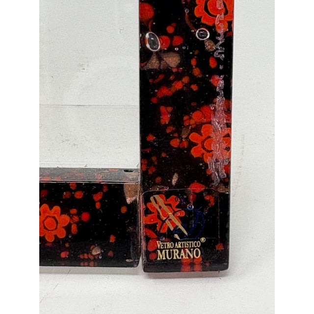 2010s Murano Glass Picture Frame For Sale - Image 5 of 6