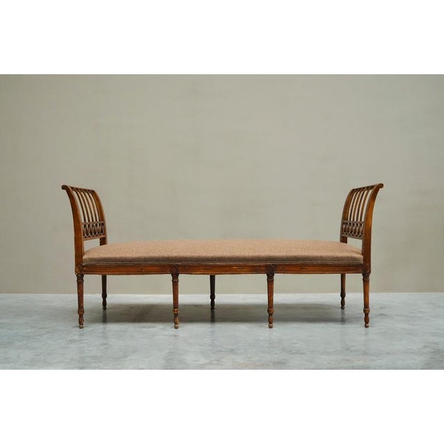 1920s 20th Century Regency Chaise Longue, Europe, 1920s For Sale - Image 5 of 12
