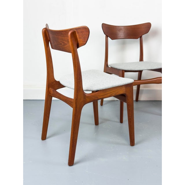 Danish Teak Dining Chairs from Schionning & Elgaard, 1960s, Set of 4 For Sale - Image 4 of 18