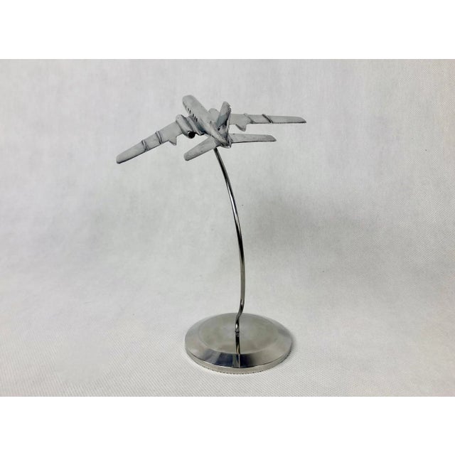 TU-124 Plane Statuette, Poland, 1950s For Sale - Image 10 of 12