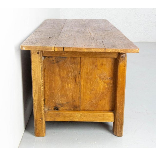 Brutalist Low French Brutalist Cabinet, 1990 For Sale - Image 3 of 15