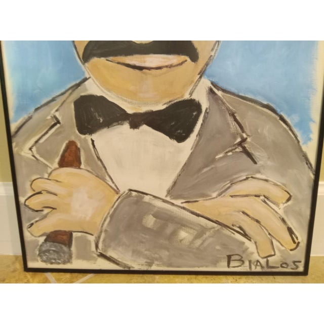 Pop Art Original Artwork "Groucho" Acrylic Painting For Sale - Image 3 of 5