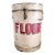 Antique Metal Flour Tin With Hand Painted Lettering For Sale