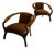 Horseshoe Lounge Chair - Pair For Sale
