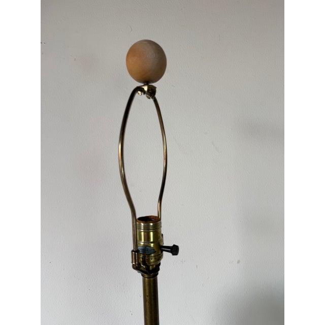 Vintage Equestrian Carved Wooden Horse Table Lamp For Sale In Miami - Image 6 of 12