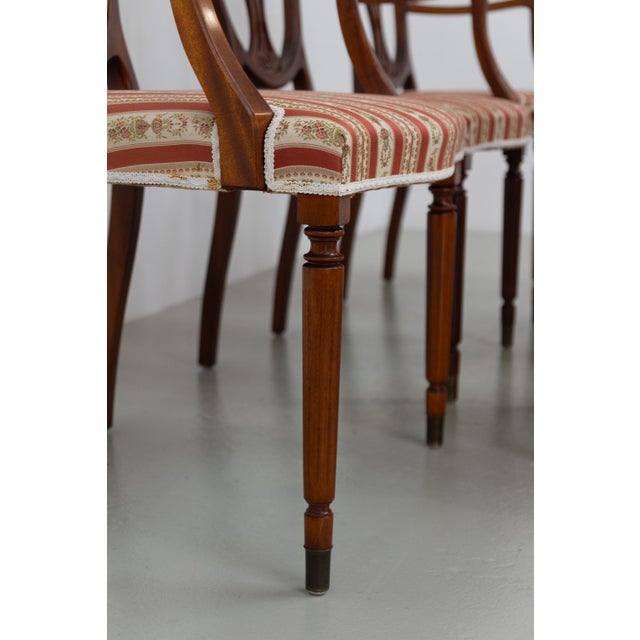 Danish Hepplewhite Mahogany Dining Chairs from Farre Møbelfabrik, 1970s, Set of 6 For Sale - Image 11 of 18