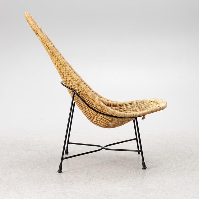 Mid-Century Modern Stora Kraal Easy Chair by Kerstin Hörlin-Holmquist, 1950s For Sale - Image 3 of 8