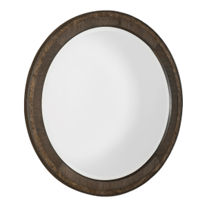 Century Furniture Monterey Round Mirror - Hawthorne Dark
