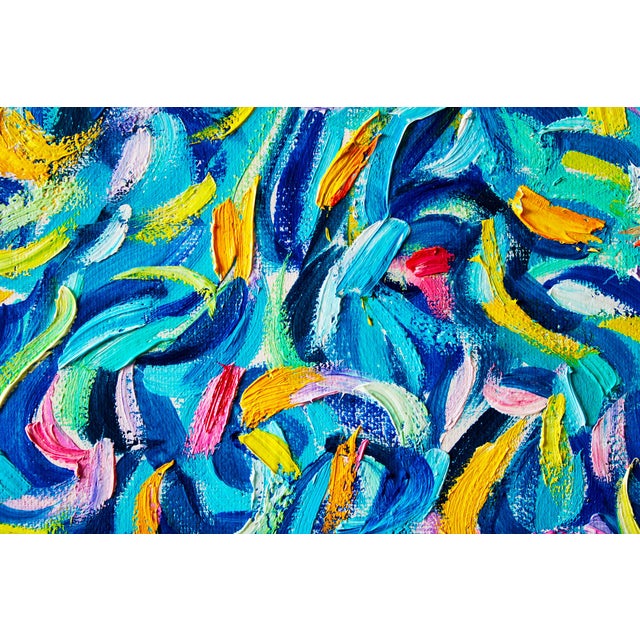 Artist Andrei Sitsko "Evening Reflection. Lago Di Garda. Italy." Modern Original Painting For Sale - Image 6 of 10