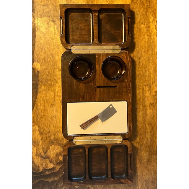 1960s Mid-Century Snack Tray/Platter For Sale - Image 5 of 6