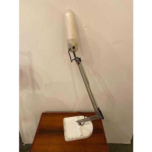 Mid-Century Modern 1975 Mid-Century Modern Ikea Adjustable Metal & Plastic Task Lamp For Sale - Image 3 of 5