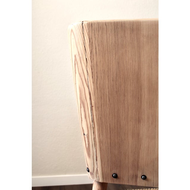 Swedish Pine Modell 510 Dining Chairs by Göran Malmvall for Svensk Fur, Sweden, 1950s, Set of 7 For Sale - Image 13 of 18