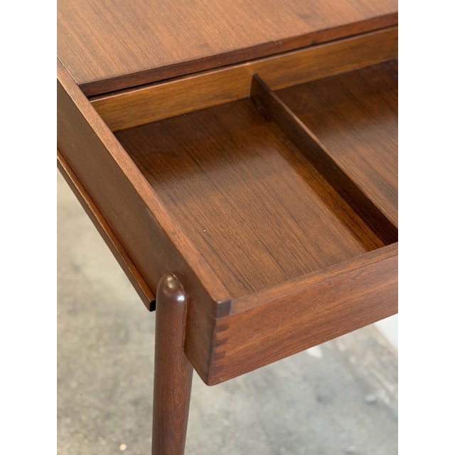 1960s Danish Sewing Table For Sale - Image 9 of 18