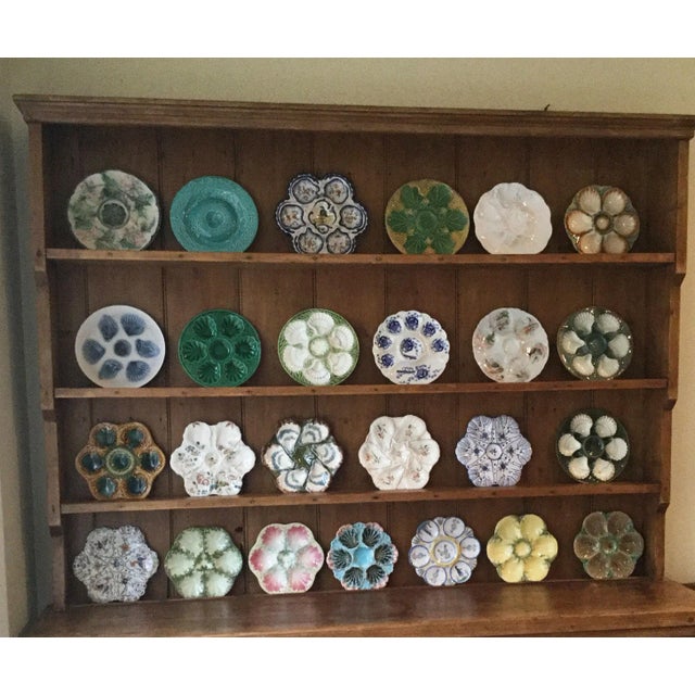 Circa 1920 French Majolica Starfish Oyster Plate Digoin Sarreguemines For Sale In Austin - Image 6 of 8