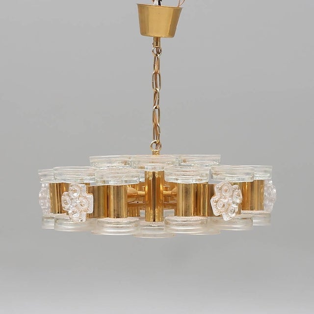 Mid-Century Modern Pendant Orrefors Attributed For Sale - Image 3 of 4