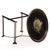 Hollywood Regency Toile Tray Top Table With Bronze Base, C. 1940 For Sale - Image 3 of 8