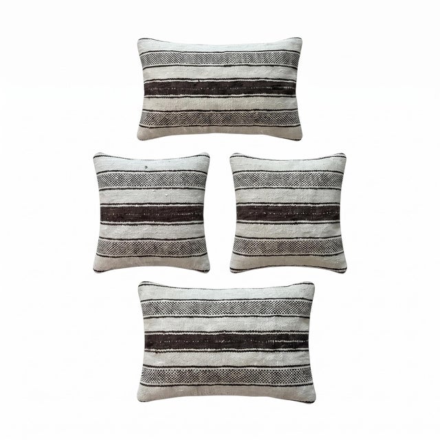 This beautiful 16'' X 16'' & 16'' X 24'' pillow cover set was made from authentic Turkish Kilim pieces. Bright colors of...