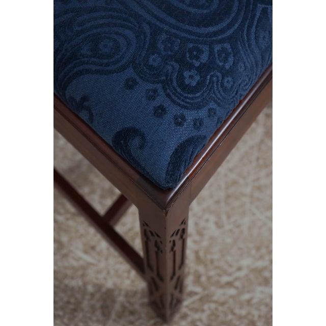 Pair of Maitland Smith Mahogany Dining Chairs For Sale - Image 13 of 18