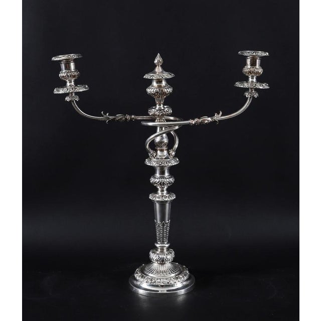 Copper Antique Sheffield George III Candelabra, 18th Century, Set of 4 For Sale - Image 8 of 18