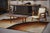 A Scandinavian teak coffee table from the 1960s, with a clean and timeless design. The rectangular top is thin, with...