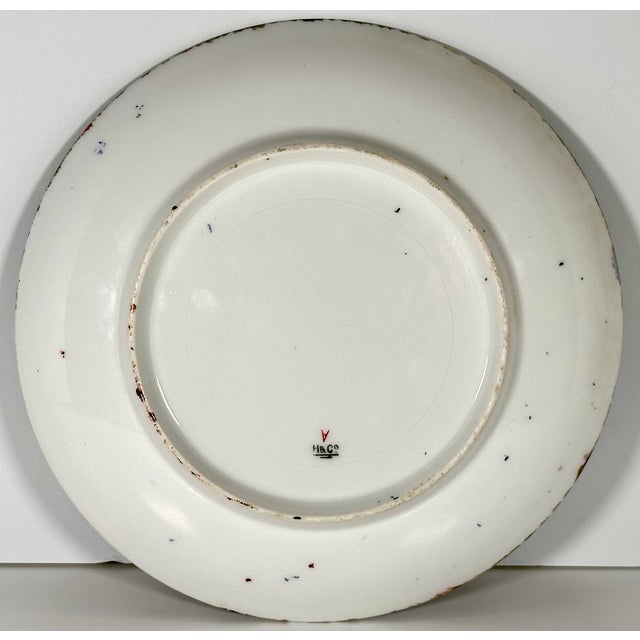 Haviland Limoges Hand Painted Portrait Plate C. 1876-1886 For Sale - Image 9 of 14