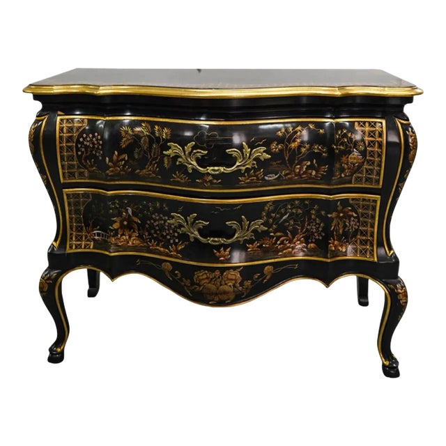 1970s John Widdicomb Chinoiserie Bombay Chest For Sale