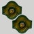1970s Bell-Shaped Green Ceramic Wall Lights attributed to Hustadt Keramik, Germany, 1970s For Sale - Image 5 of 12