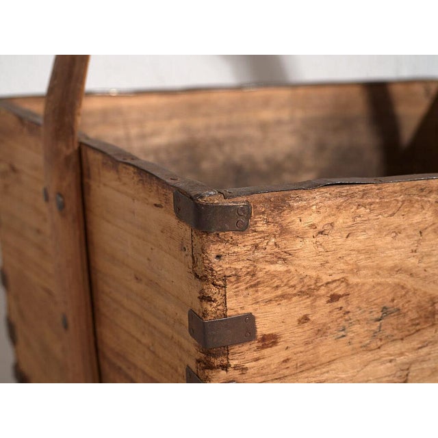 Antique Chinese Wooden Basket For Sale - Image 3 of 9
