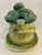 Rustic European Vintage Portuguese Majolica Broccoli Tureen With Original Ladle & Underplate For Sale - Image 3 of 14