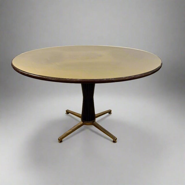 Wood 1950s Mid-Century Italian Center Table in the Style of Paolo Buffa. For Sale - Image 7 of 8