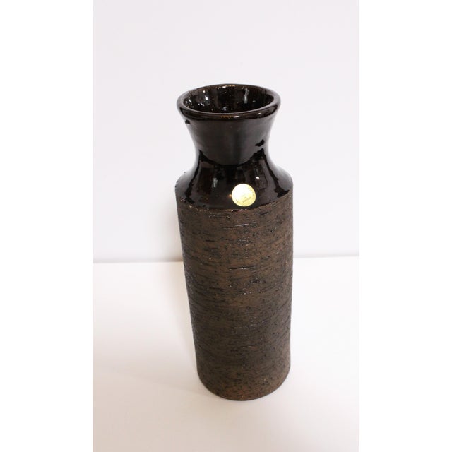 Mid-Century Modern Swedish Ceramic Vase from Laholm, 1960s For Sale - Image 3 of 11