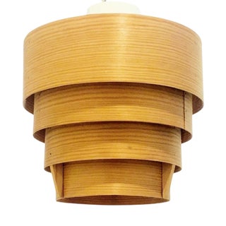 Mid-Century Modern Scandinavian Pine Model T 354 Pendant Light by Hans-Agne Jakobsson for Ellysett Markaryd, Sweden, 1960s For Sale