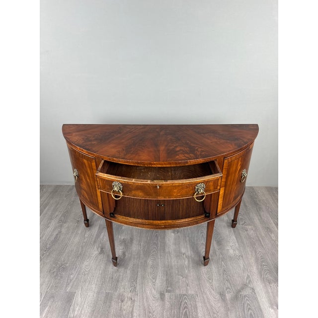 19th Century Louis XVI Half-Moon Buffet For Sale - Image 4 of 13