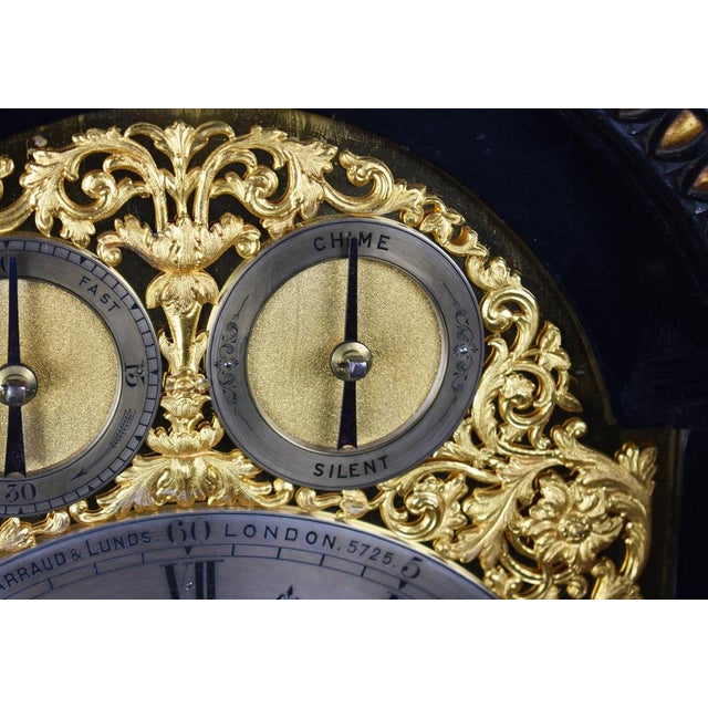 Victorian Ebonized Bracket Clock by Barraud & Lunds, 1870 For Sale - Image 16 of 18