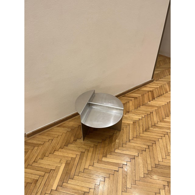 Metal Vintage Danish Rivet Side Table from Frama, 2010s For Sale - Image 7 of 12