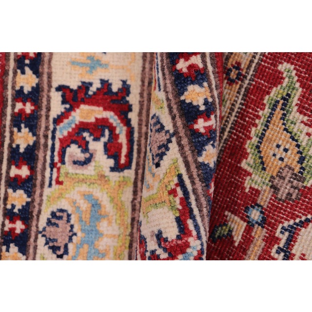 Southwestern Kazak Rustic Red/Beige Wool Rug - 2'0''x3'0'' For Sale In New York - Image 6 of 10