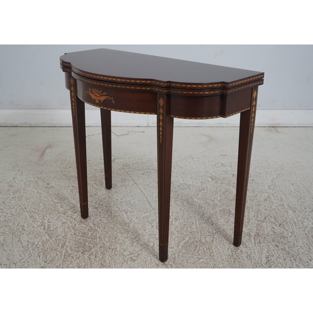 Age: Approx: 40 Years Old Details: High Quality Construction Federal Style Traditional Style Fine Quality Satinwood Inlay...