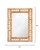 Contemporary Jamie Young Marche Mirror in Natural Bamboo For Sale - Image 3 of 6