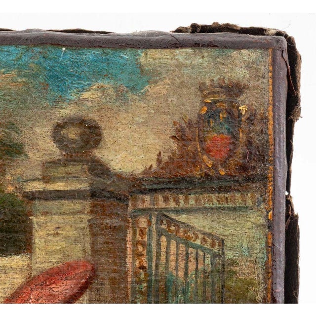 Late 18th Century Jean-Michel Moreau Frontispice Study Oil on Canvas For Sale - Image 5 of 7