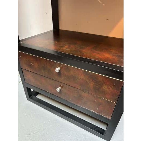 Tall Display Cabinet in Wood, Mid-Century Modern Style, USA, 1970s For Sale - Image 11 of 11