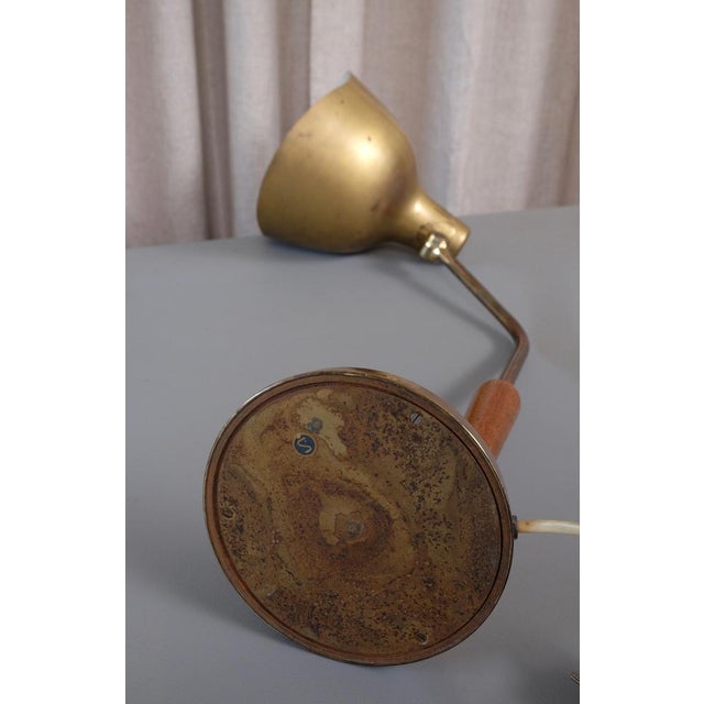 Brass Table Lamp attributed to Carl-Axel Acking, Sweden, 1950s For Sale - Image 11 of 15