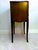 Mid century sewing table with two drawers in the arts and crafts / mission style with some ornate details and carvings....