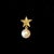 1990s Mikimoto Estate Akoya Pearl Diamond Tie Pin 18k Y Gold 0.05 Carat For Sale - Image 4 of 4
