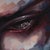 Contemporary VAMPIRE - The Slow Drip of Time by Michelle Kohler | Oil on canvas Portrait of a woman with dark features. For Sale - Image 3 of 5