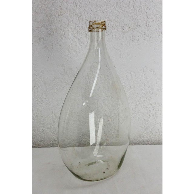 Antique Oval Lady Jeanne Glass Bottle, 1900s For Sale - Image 5 of 10