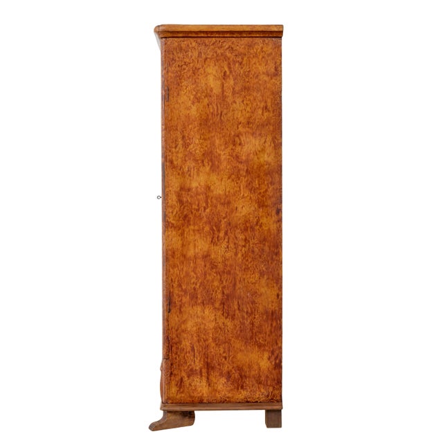 19th Century Swedish Traditional Ragwork Pine Cupboard, 1860 For Sale - Image 12 of 13