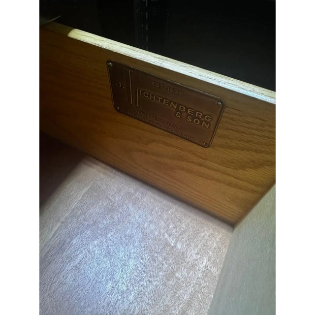 Mid 20th Century Lichtenberg and Sons Mid Century 5 Drawer Walnut Dresser For Sale - Image 4 of 6