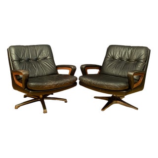 Set of Armchairs attributed to Carl Straub, Germany, 1960s For Sale