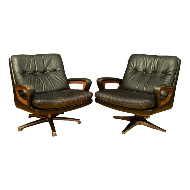 Set of Armchairs attributed to Carl Straub, Germany, 1960s For Sale