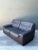 Coffee Vintage De Sede Leather Two-Seater Sofa For Sale - Image 8 of 16